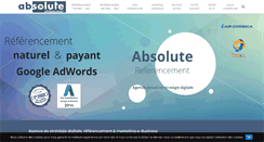 Desktop Screenshot of absolute-referencement.com